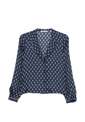 DÔEN Elene paisley shirt - Blue