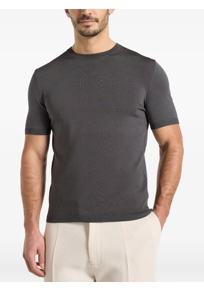 Manière De Voir Ellis knitted T-shirt - Grey