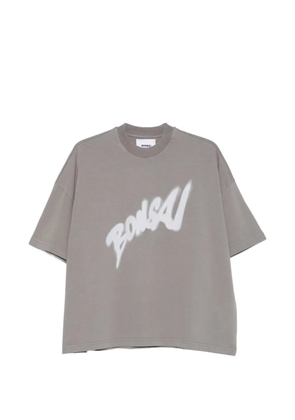 Bonsai logo-print T-shirt - Grey