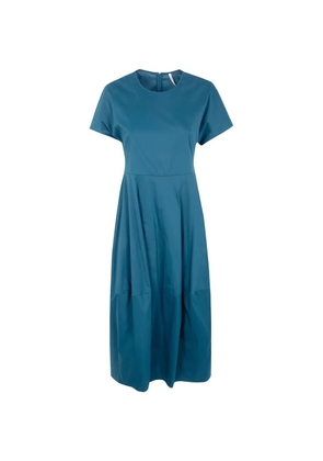 Liviana Conti short-sleeve midi dress - Blue