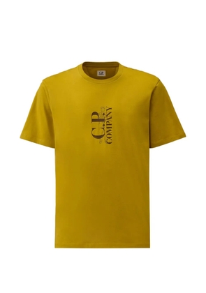 C.P. Company logo printed T-shirt - Yellow