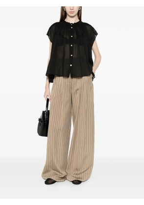 Forte Forte gathered-detail blouse - Black