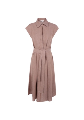 Antonelli belted shirt dress - Neutrals