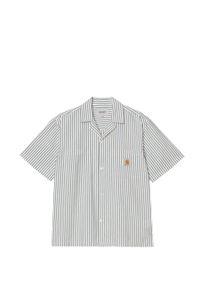 Carhartt WIP Leavel striped pocket shirt - Blue