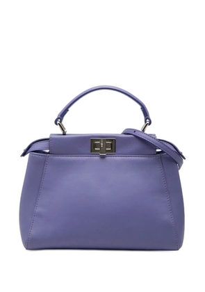 Fendi Pre-Owned 2010-2025 Mini Leather Peekaboo Iconic satchel - Purple