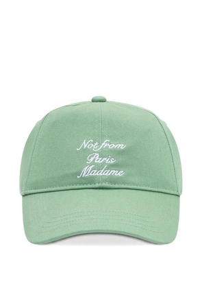 Drôle De Monsieur Casquette slogan baseball cap - Green