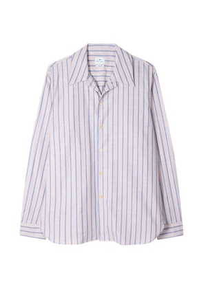 PS Paul Smith striped button-down cotton shirt - Neutrals