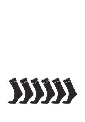 HUGO Strippe socks (set of six) - Black