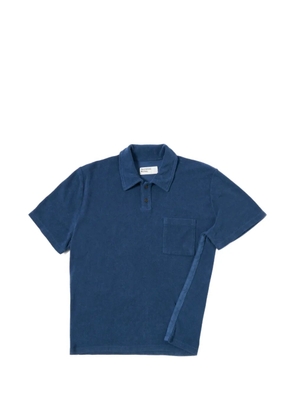 Universal Works chest-pocket polo shirt - Blue