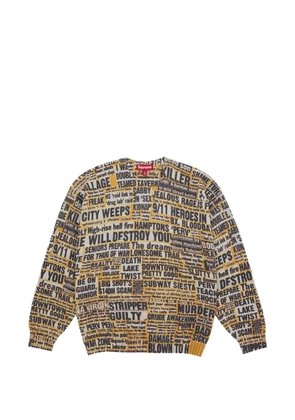 Supreme Dash Snow sweater - Orange