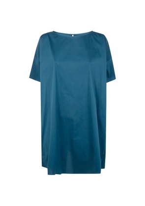 Liviana Conti short-sleeve midi dress - Blue