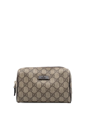 Gucci Pre-Owned 2016-2025 GG Supreme pouch - Brown