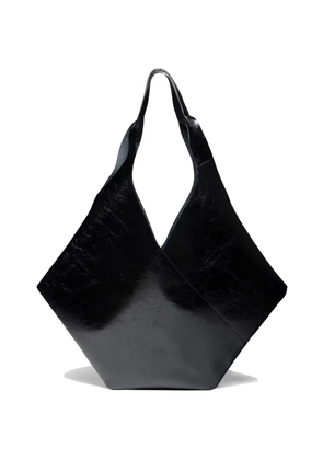 Dienèe La Ep creased tote bag - Black
