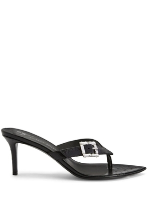 Giuseppe Zanotti Naomee 70mm leather sandals - Black
