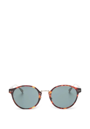 Linda Farrow Marco round sunglasses - Brown