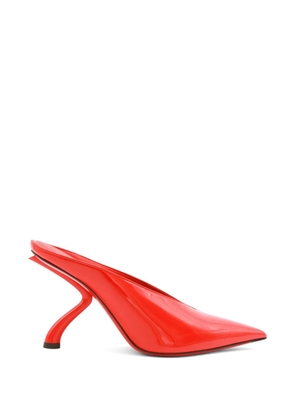 Ferragamo Itaca sculpted leather mules - Red