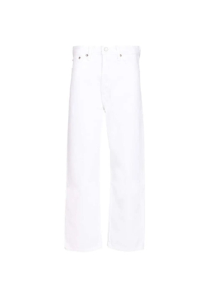 AGOLDE mid-rise straight-leg denim jeans - White