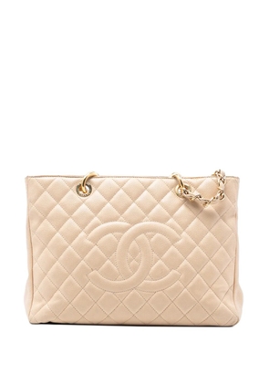 CHANEL Pre-Owned 2009-2010 Caviar Grand Shopping tote bag - Brown