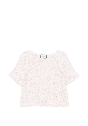 Bruno Manetti popcorn sweater - White