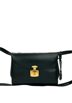 Gucci Pre-Owned 20th Century Smooth Calfskin Lady lock crossbody bag - Black