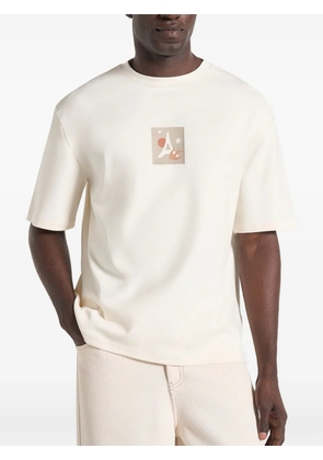 Manière De Voir Thibault bird-detail T-shirt - Neutrals