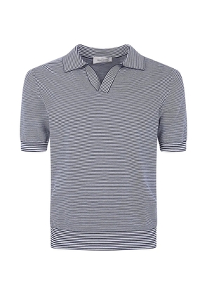 Gran Sasso striped T-shirt - Black