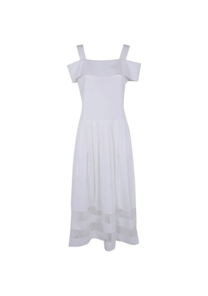 Blugirl shoulder strap dress - White