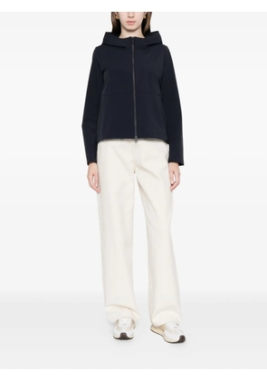 bomboogie hooded cropped jacket - Blue