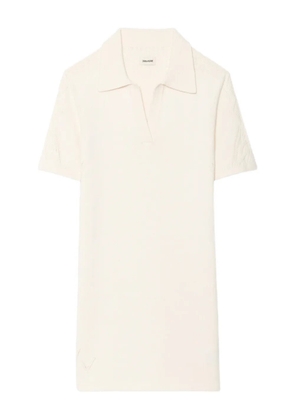 Zadig&Voltaire cable-knit polo dress - Neutrals