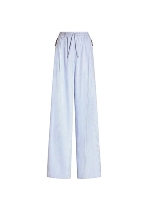 Dolce & Gabbana striped poplin trousers - Blue