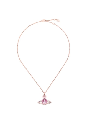 Vivienne Westwood Kika-pendant crystal necklace - Pink