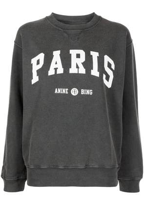 ANINE BING Ramona printed sweatshirt - Black