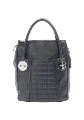 CHANEL Pre-Owned 2004-2005 Calfskin Chocolate Bar tote bag - Black