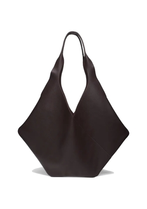 Dienèe leather shoulder bag - Brown