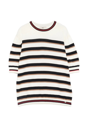 Herno striped knit T-shirt - Neutrals