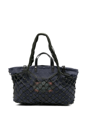 DSQUARED2 graphic net tote bag - Blue