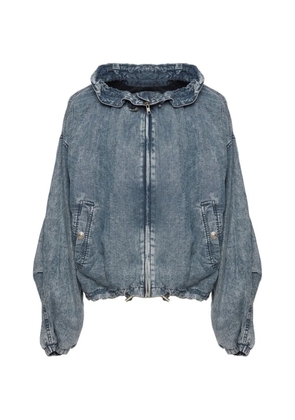 MARANT ÉTOILE drop-shoulder bomber jacket - Blue