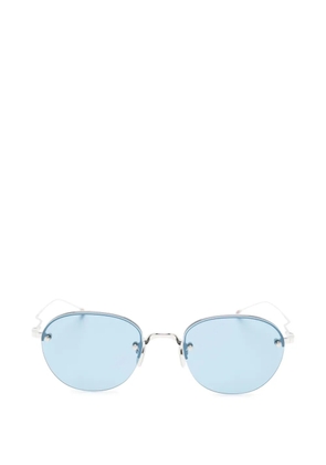 Thom Browne Eyewear oval-frame sunglasses - Silver