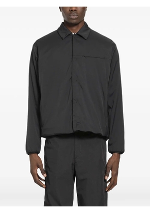 Laminar zip shirt jacket - Black