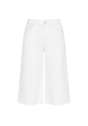 MOTHER frayed denim shorts - White