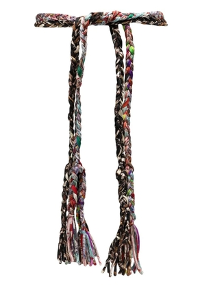 Pierre-Louis Mascia double-strap multicolour rope belt