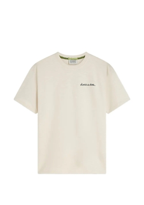 Scotch & Soda logo-detail cotton T-shirt - Neutrals