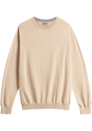 Woolrich logo-embroidered sweatshirt - Neutrals