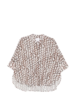 TRAME AUREE polka dot blouse - White