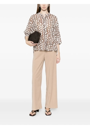 TRAME AUREE polka dot blouse - White