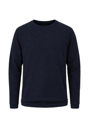 Closed crew-neck sweatshirt - Blue