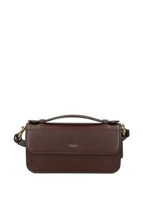 Coach Elora top handle leather satchel bag - Brown