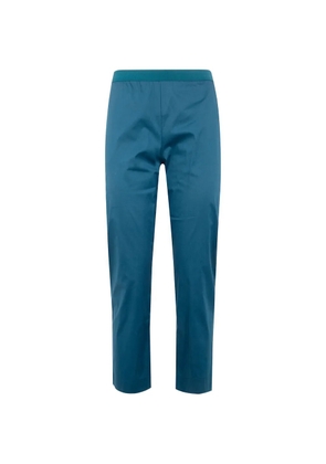 Liviana Conti ribbed-waist leggings - Blue
