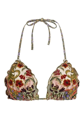 Agua Bendita Lolita Aura bikini top - Green