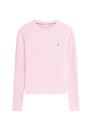 Tommy Hilfiger cable knit sweater - Pink